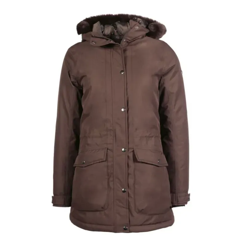 Hkm Eaton Parka in Dark Brown