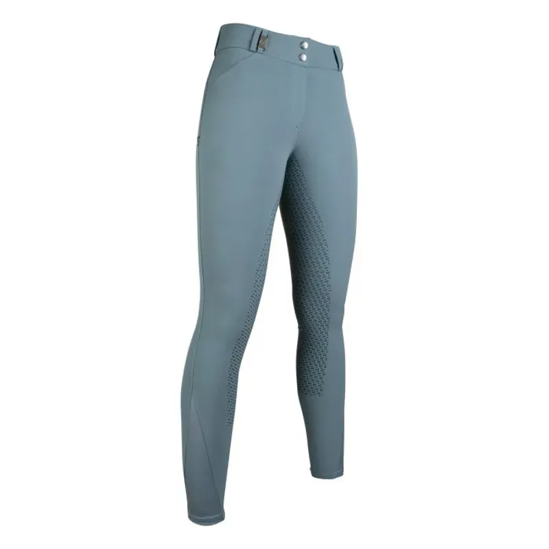Hkm Monaco Crystal Sili. Full Seat Riding Breeches in Sage