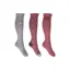 Hkm Set Of 3 Colorado Riding Socks in Red/grey
