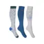 Hkm Set Of 3 Florida Riding Socks in Grey/Deep Blue