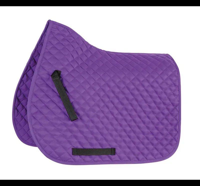 Quilted Saddlecloth Purple Small