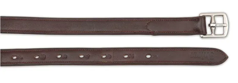 Shires Blenheim Non Stretch Stirrup Leathers In Brown