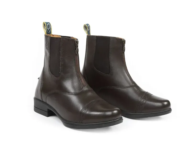 Moretta Rosetta Paddock Boots BROWN
