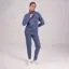 Aubrion Serene Half Zip Sweater in Blue