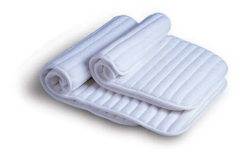 Cottage Craft 4Pack Channel Quilt Leg Wraps in White