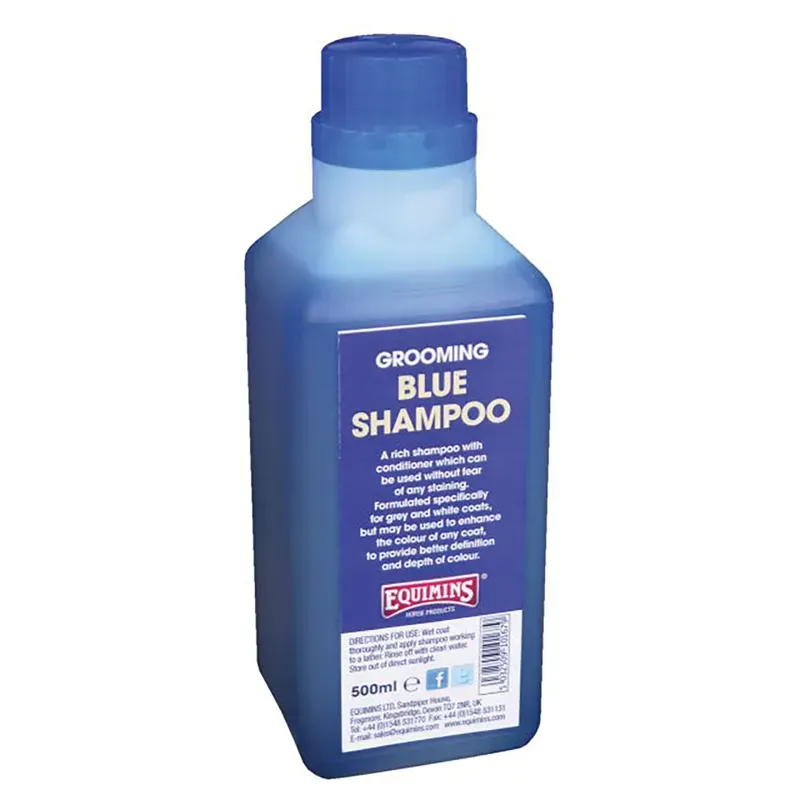 Equimins 500ml Blue Shampoo
