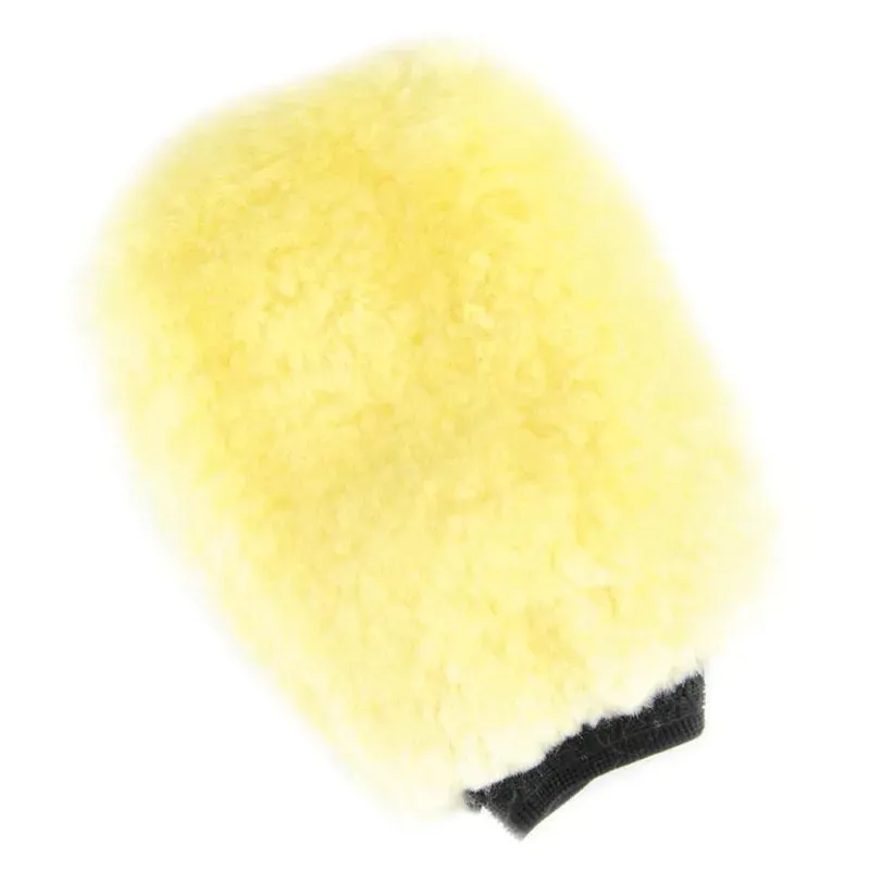 Lincoln Horse Care Accessories Sheepskin Grooming Mitt in Natural Wool