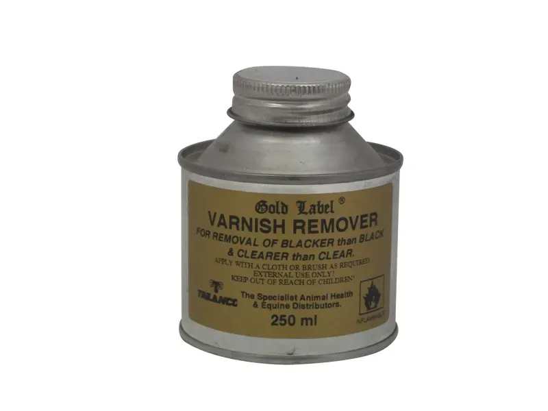 Gold Label 250ml Varnish Remover in Black