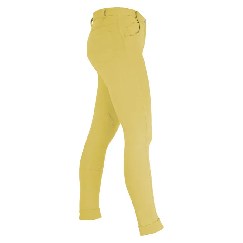 Hy Performance Melton Ladies Jodhpurs in Canary-1