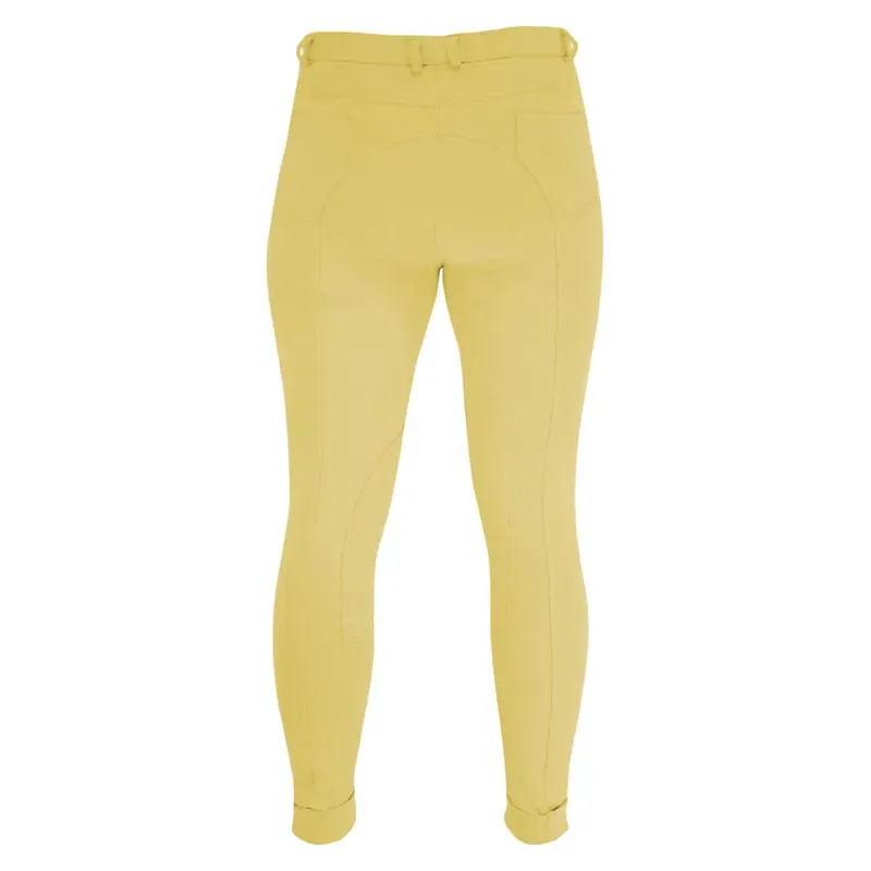 Hy Performance Melton Ladies Jodhpurs in Canary-2