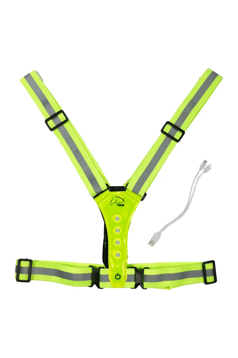 LED Waistcoat Neon Yellow