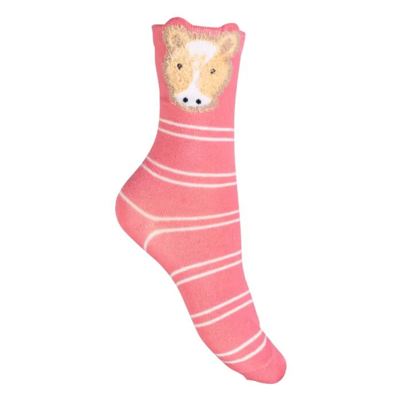Riding Socks -Maui- 3900 pink 