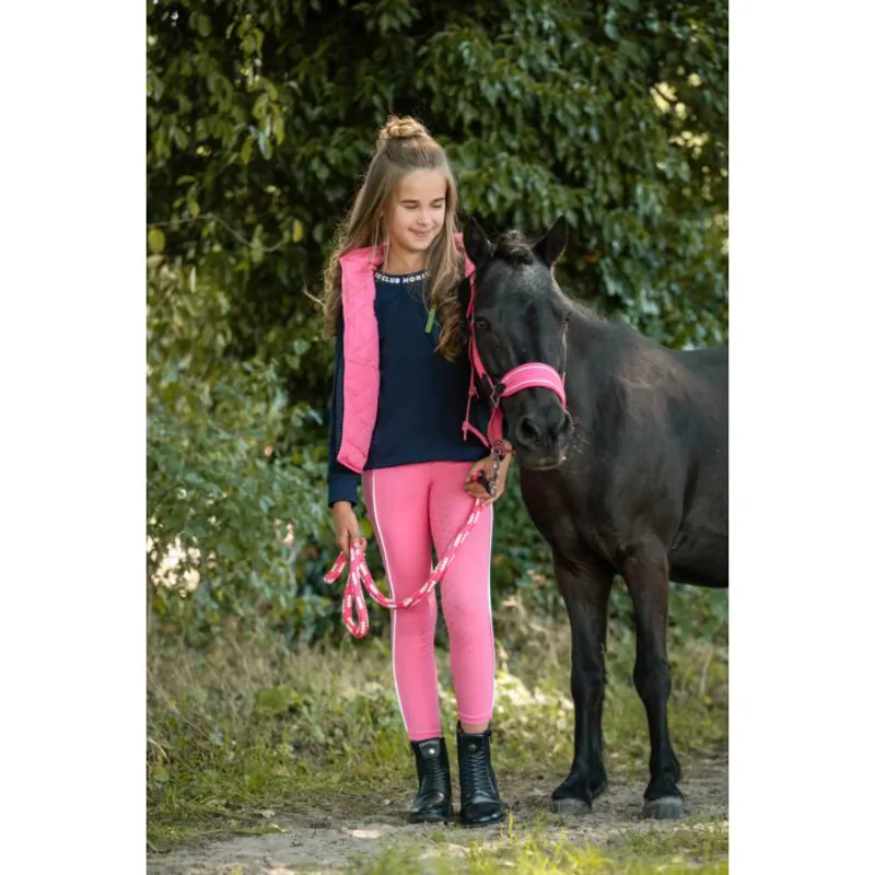Lead Rope -Maui- With Snap Hook 3912 pink/white 140 cm-1