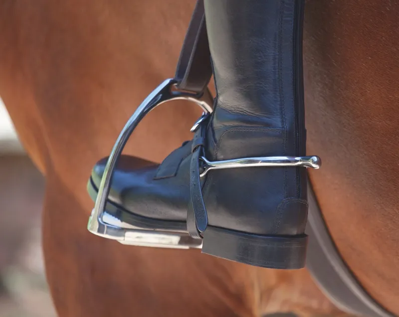 Velociti Gara Leather Spur Straps HAVANA 1/2 adult-1