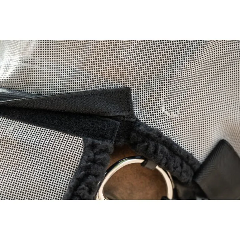 Anti-Fly Mask -Elastic- With Nose Protection 9400 mud grey-2