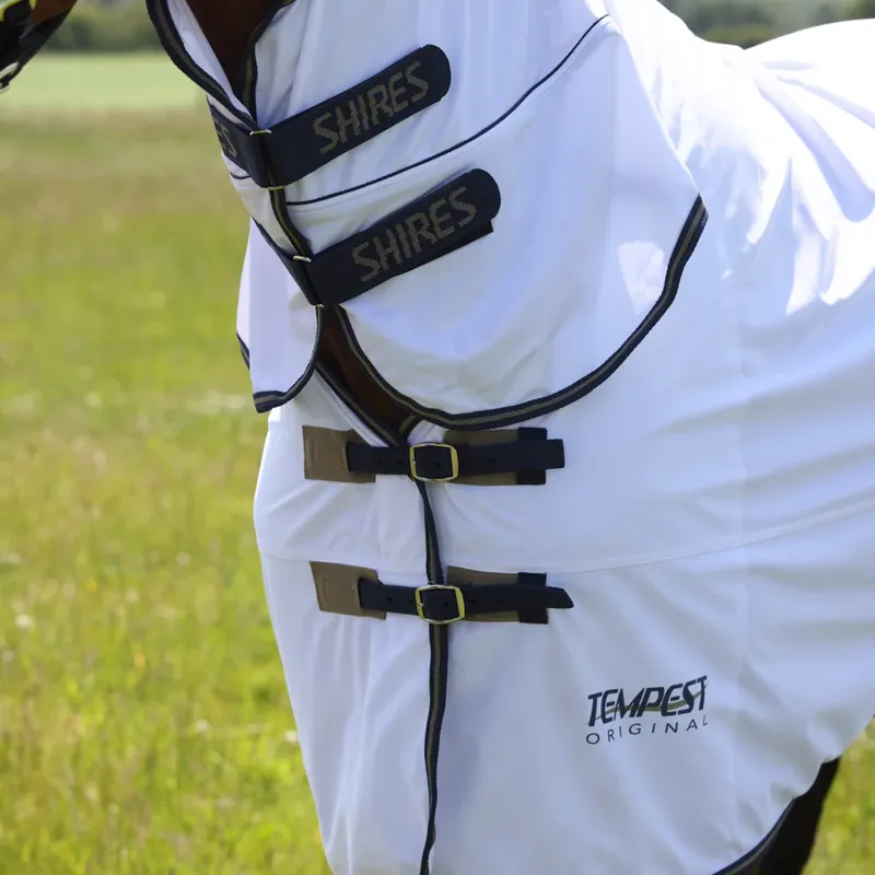Shires Tempest Original Fly Combo Rug WHITE/NAVY-1