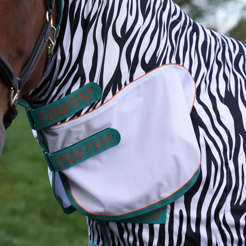 Shires Tempest Original ZEB-TEK Fly Combo ZEBRA PRINT-1