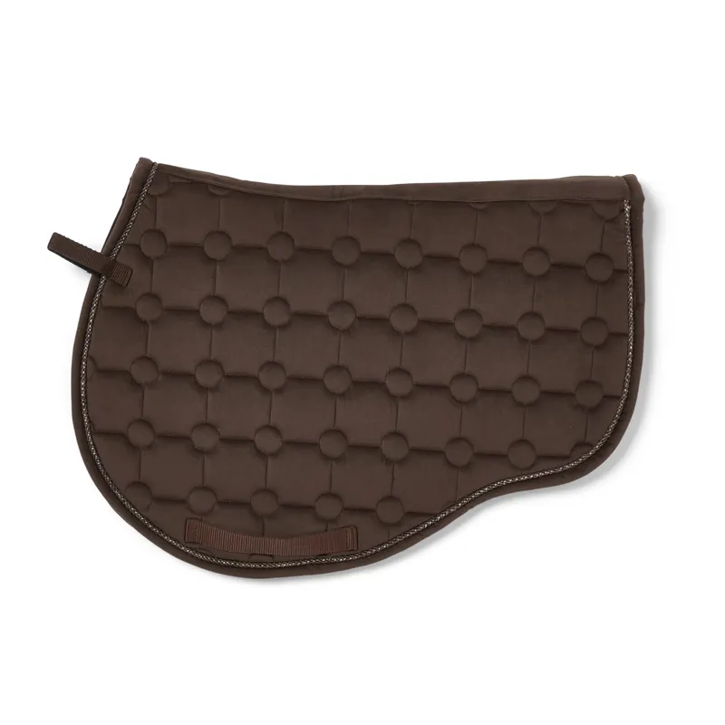 Cameo GP Jump Suede Saddlecloth Chocolate Brown