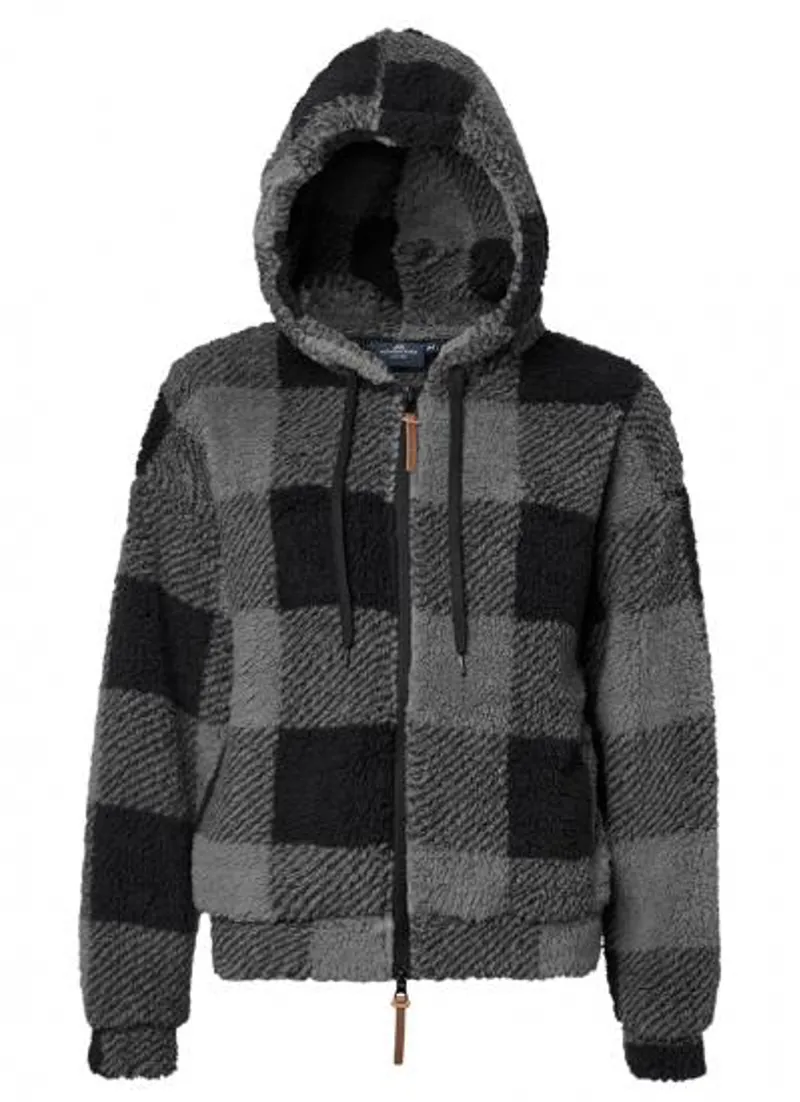 Mountain Horse Chess Fuzzy Fleece Black/Grey