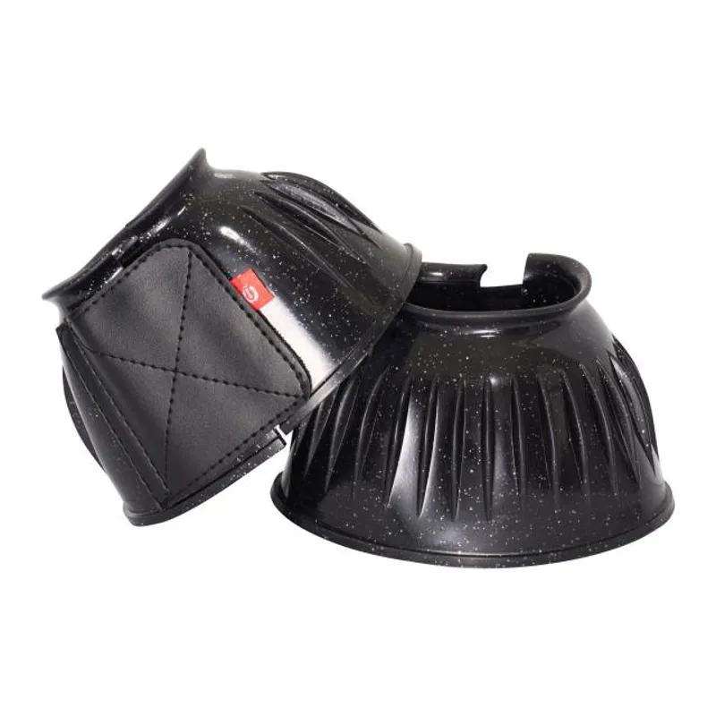 Imperial Riding Over reach boots Black Glitter