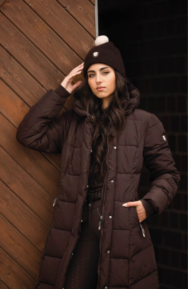 Quilted Coat -Livigno- 2100 dunkelbraun