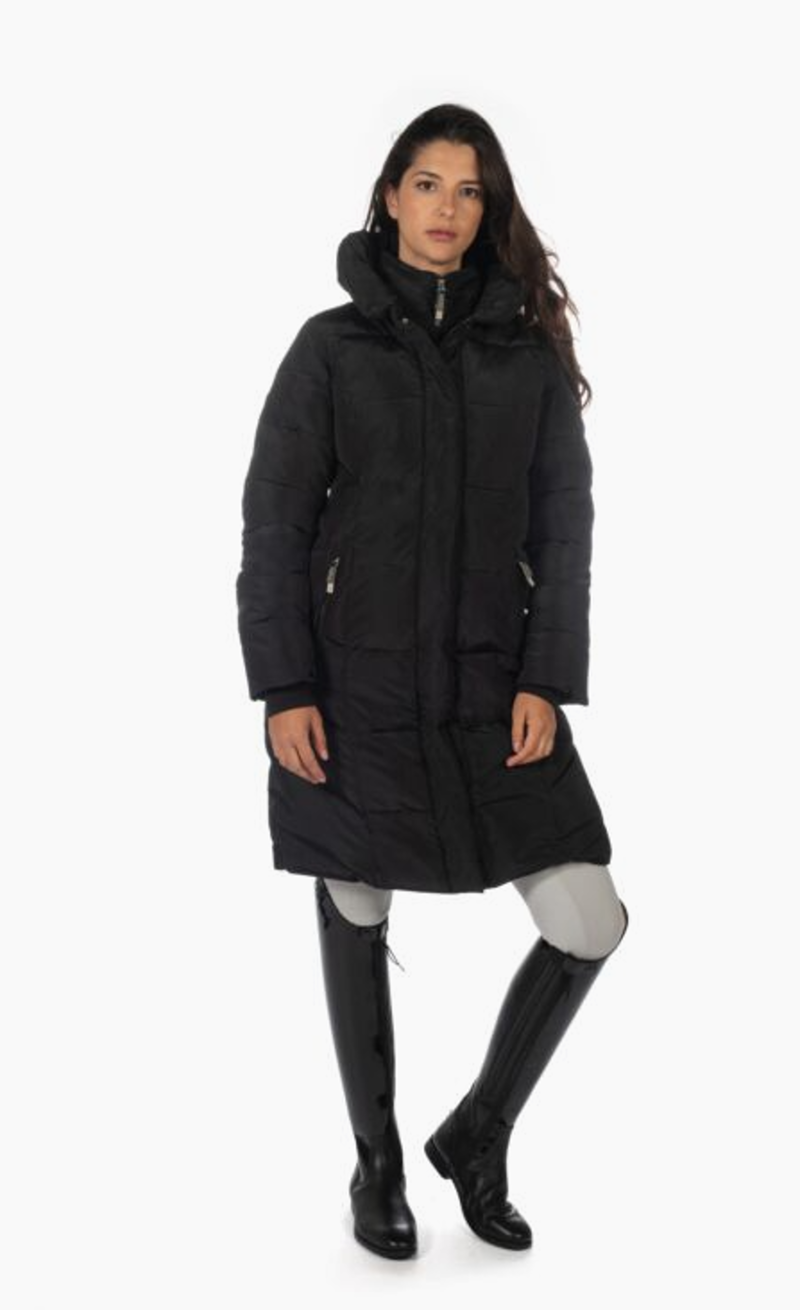 Quilted Coat -Livigno- 2100 dunkelbraun-1