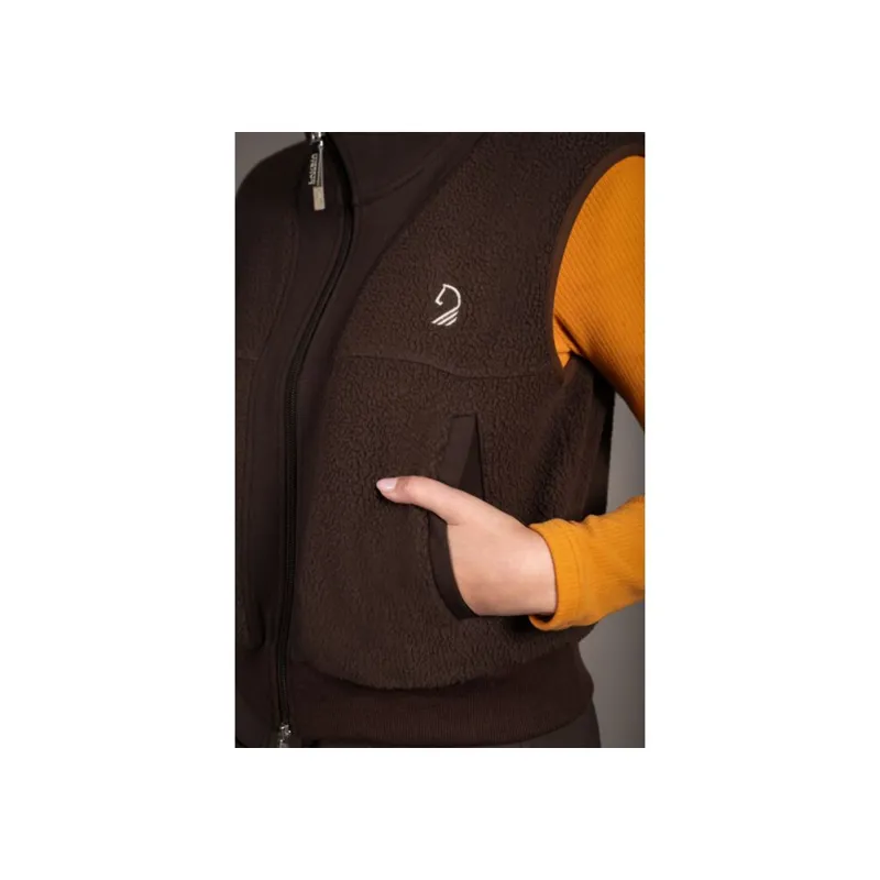 Vest -Arezzo Teddy- 2100 dunkelbraun-1