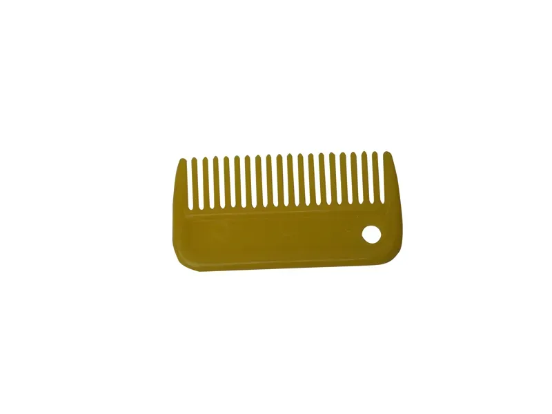 Bitz Plastic Small Mane Comb in Yellow
